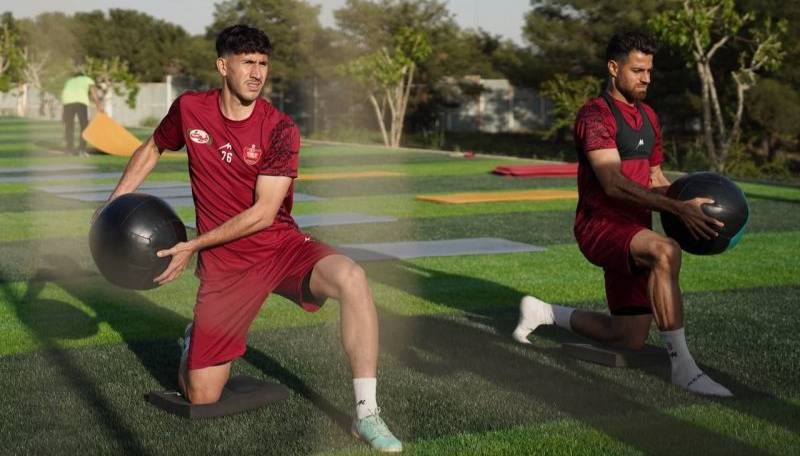 دو میهمان ویژه در تمرین پرسپولیس
