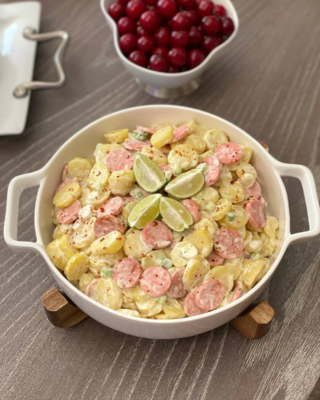سالاد آلمانی؛ خوش‌طعم و شیک برای پذیرایی رسمی.