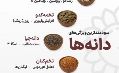 سودمندترین دانه‌های سلامتی که بدن شما عاشقشان می‌شود!