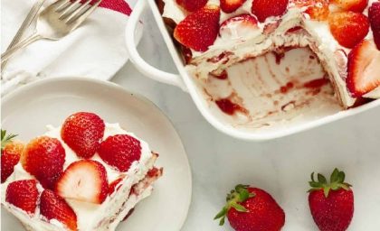 طرز تهیه دسر تیرامیسو توت فرنگی + عکس