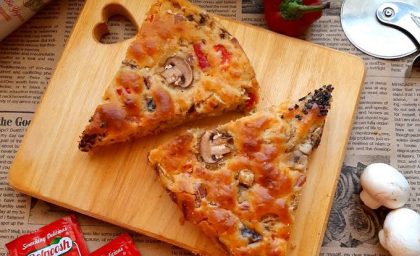 طرز تهیه نون پیتزایی