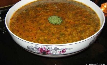 غذایی خوشمزه آش ترش؛ طعمی اصیل از آشپزخانه ایرانی 🍲✨