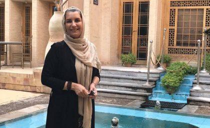 فریبا کوثری در یک خانه قدیمی+ عکس