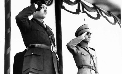 محمدرضا پهلوی و برادر زن مصری اش در یک قاب+ عکس دیده نشده