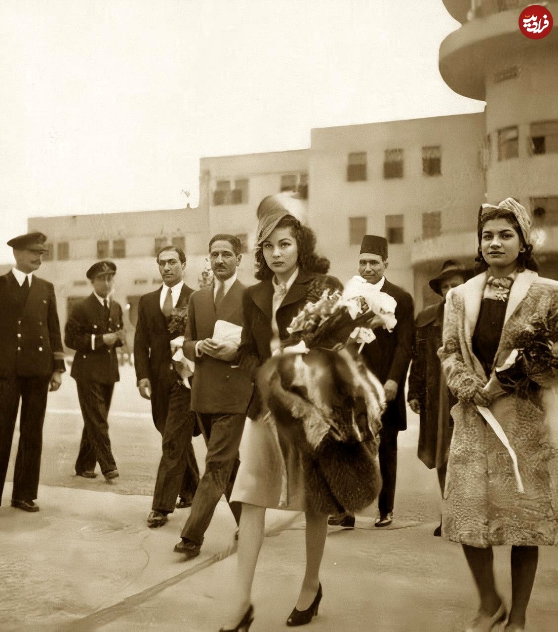 عکس زیبا و خیره کننده مکله مصر قبل از جدایی از همسرش محمدرضا شاه پهلوی+ عکس