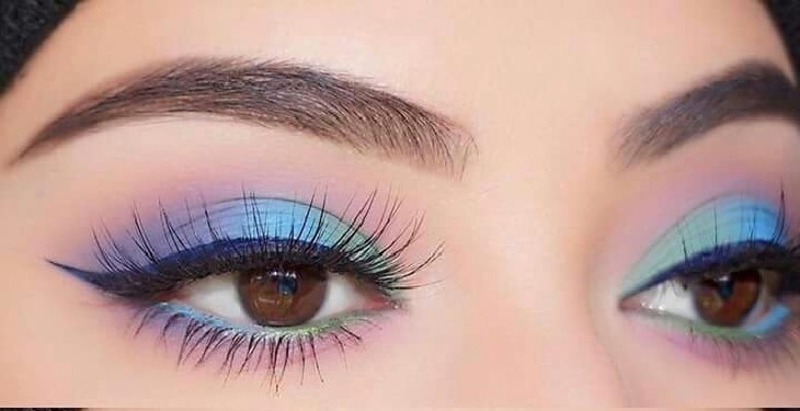 آموزش جذاب‌ترین خط چشم رنگی دخترانه + فیلم