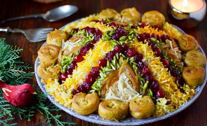 ایده سرو برنج و خورشت +فیلم