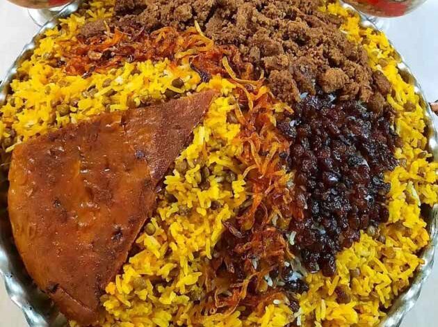 ایده عالی برای سرو عدس پلو مجلسی + فیلم