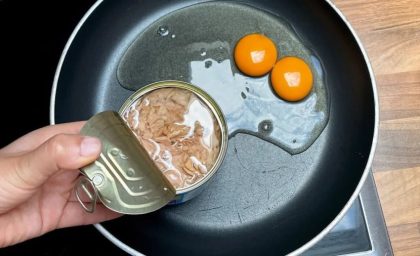 ترکیب تخم مرغ و تن ماهی؛ یک دیوانگی خوشمزه و مقوی!