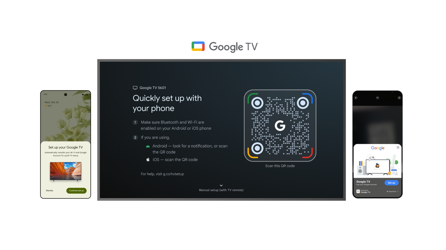 دستگاه جدید Google TV خود را به سرعت و به راحتی تنظیم کنید