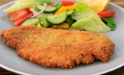 طرز تهیه شنیسل مرغ خوشمزه + فیلم