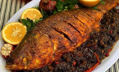 طرز تهیه ماهی شکم پر خوشمز + فیلم