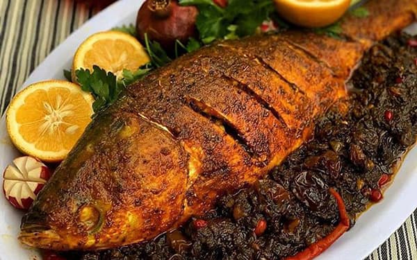طرز تهیه ماهی شکم پر خوشمز + فیلم