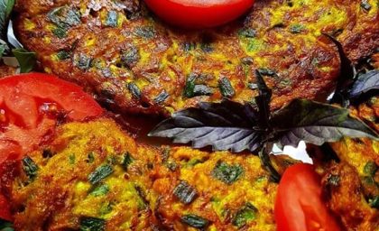 طرز تهیه کوکوی کدو سبز فوری + فیلم