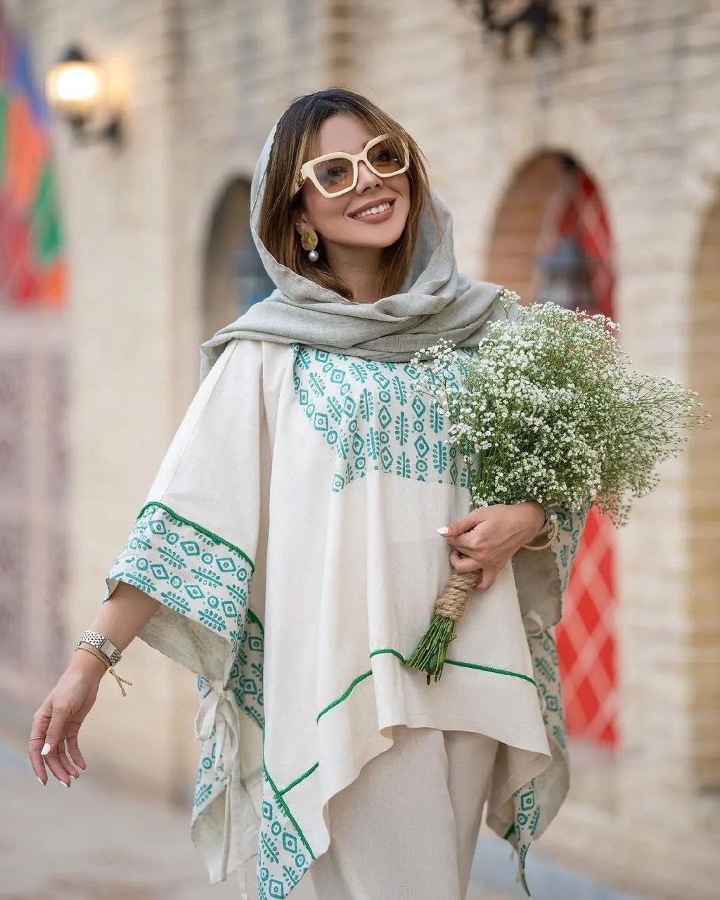 مانتو پانچ انتخابی شیک و راحت برای بهار و تابستان
