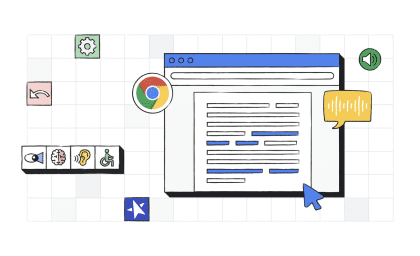 ویژگی های دسترسی Chromebook برای آموزش و یادگیری