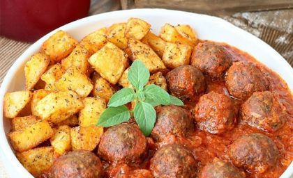 🍽️ کوفته‌ ریزه با سبزیجات؛ شامی سبک، سالم و خوشمزه برای تمام اعضای خانواده