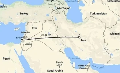 فاصله ایران تا اسرائیل چند کیلومتر است؟ / موشک های بالستیک در چه زمانی به اسرائیل می رسند؟