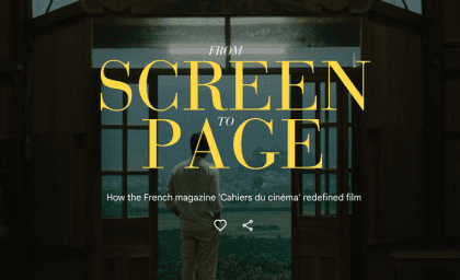 Cahiers du Cinéma در Google Arts & فرهنگ