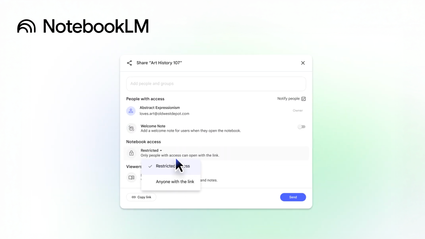 Notebooklm نوت بوک های عمومی را برای به اشتراک گذاری معرفی می کند