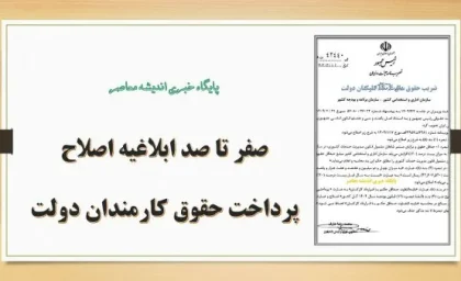 صفر تا صد ابلاغیه اصلاح پرداخت حقوق کارمندان دولت/ آغاز طرح جنجالی اصلاح پرداخت حقوق کارمندان دولت از خرداد 1404
