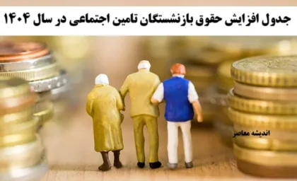 حقوق بازنشستگان تامین اجتماعی در خرداد همراه با اعمال افزایش حقوق سال جدید + ما به‌ التفاوت حقوق فروردین‌ و مبانی افزایش حقوق در این آیتم ها