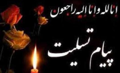 رئیس بنیاد حفظ آثار و نشر ارزش‌های دفاع مقدس درگذشت مادر صادق آهنگران را تسلیت گفت