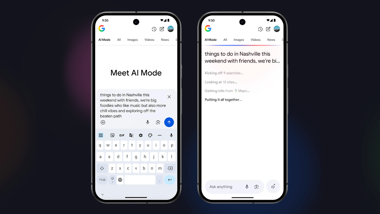 چگونه Google طراحی را برای حالت AI در جستجو توسعه داد