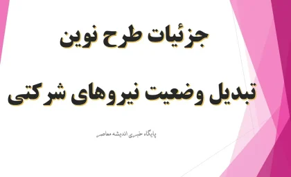 جزئیات طرح نوین تبدیل وضعیت نیروهای شرکتی امروز دوشنبه 27 مرداد/ تغییرات گسترده در ساماندهی کارکنان دولت / سرنوشت استخدامی هزاران نفر روشن می‌شود