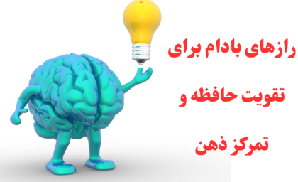 رازهای بادام برای تقویت حافظه و تمرکز ذهن