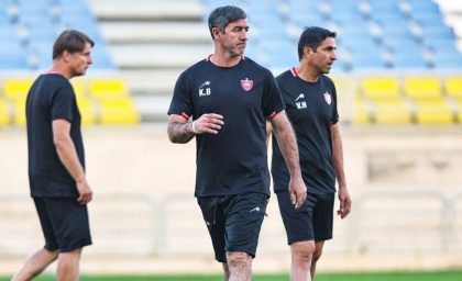 خلوت هاشمیان با یک بازیکن پرسپولیس
