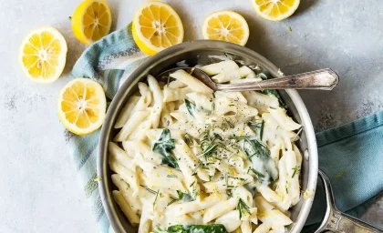 طرز تهیه پاستا مرغ و لیمو؛ تجربه‌ای جذاب و خوشمزه از پاستا / آموزش گام‌به‌گام تهیه پاستا مرغ و لیمو در خانه