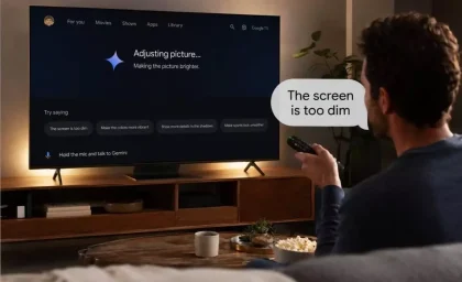 Google TV و قابلیت انقلابی جمینای | تنظیمات تصویر و صدا فقط با فرمان صوتی؛ دیگر خبری از منوهای پیچیده نیست / هوش مصنوعی جای تنظیمات دستی را گرفت + جزئیات و لیست تلویزیون‌های مجهز