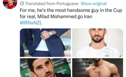 جام جهانی ۲۰۲۶ و جذابیت‌ های فرافوتبالی | دو بازیکن ایران در میان خوش‌ تیپ‌ترین‌ های جام جهانی / رامین رضاییان و مهدی طارمی در لیست طلایی گل‌زنان و چهره‌ها؛ طارمی بین بهترین‌های فنی و رضاییان رکورددار ویژه + جزئیات کامل
