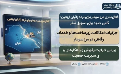 اربعین ۱۴۰۵؛ تثبیت رسمی مرز سومار در کنار گذرگاه های اصلی | استاندار کرمانشاه: نام این مرز در مصوبات ستاد مرکزی قید شد / زیرساخت های میزبانی با هدف تردد روزانه ۳ تا ۵ هزار زائر در حال تکمیل است