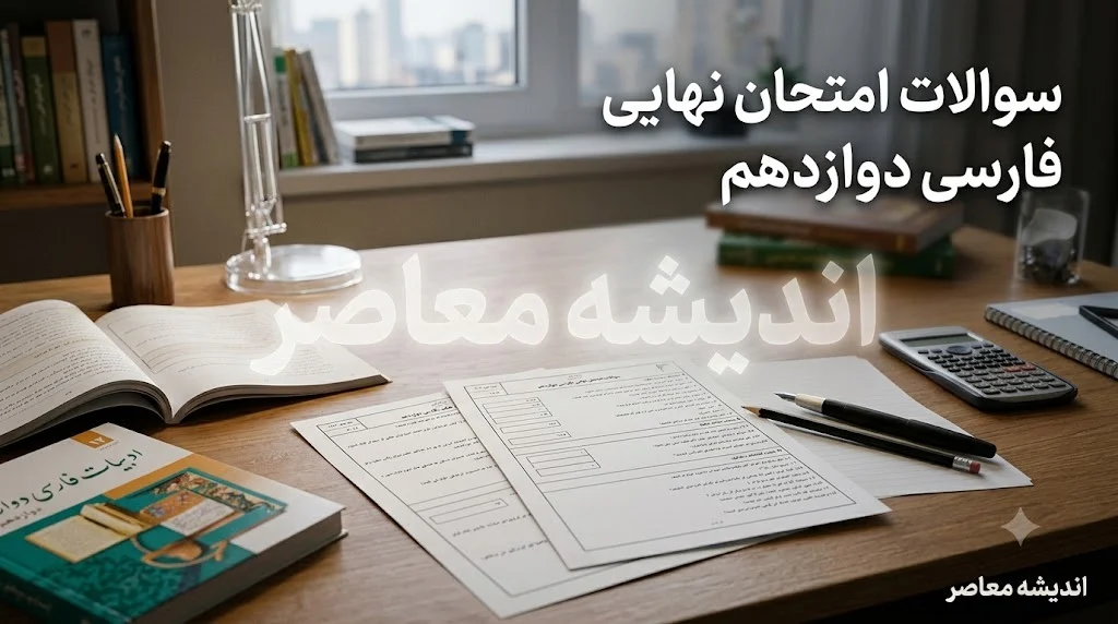 سوالات امتحان نهایی فارسی دوازدهم