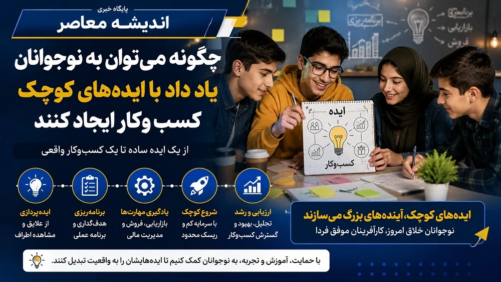 کارآفرینی در نوجوانی | ۵ مهارت کلیدی که هر نوجوان برای راه‌ اندازی یک کسب‌ و کار کوچک باید یاد بگیرد / از تاب‌آوری تا سواد مالی؛ چگونه با ایده‌های کوچک درآمدزایی کنیم؟