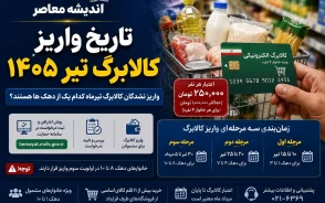 تاریخ واریز کالابرگ تیر ۱۴۰۵ | واریز نشدگان کالابرگ تیرماه کدام یک از دهک ها هستند؟ / روش اعتراض و ثبت درخواست در سامانه حمایت برای واریز کالابرگ / زمان‌بندی سه‌ مرحله‌ای و اعتبار یک میلیون تومانی کالابرگ