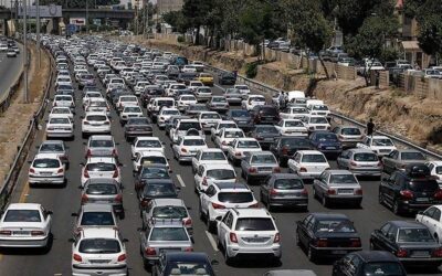 آخرین وضعیت جاده‌ها؛ ترافیک سنگین در آزادراه قزوین–کرج–تهران، مسیرهای اربعین بدون گره ترافیکی / گزارش ترافیکی پلیس راه؛ آزادراه قزوین–کرج–تهران پرترافیک شد، محورهای منتهی به مرزهای اربعین روان هستند