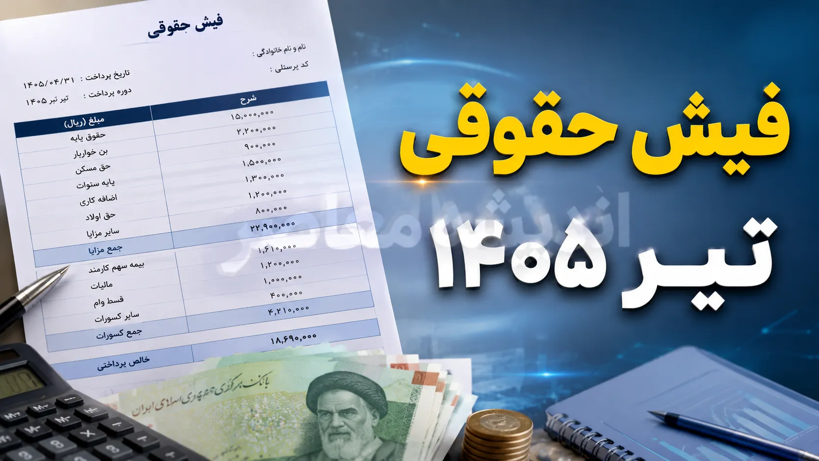 فیش حقوقی بازنشستگان تامین اجتماعی تیر 1405 | زمان صدور و نحوه دریافت فیش حقوق تیرماه