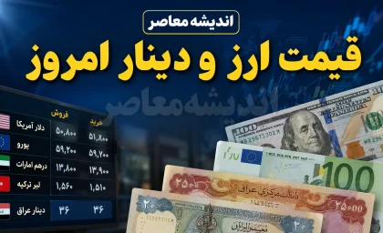 قیمت دینار عراق امروز پنجشنبه ۸ مرداد ۱۴۰۵؛ افزایش قیمت دینار / قیمت دینار عراق امروز ۸ مرداد ۱۴۰۵؛ نرخ دینار صعودی شد / آخرین قیمت دینار عراق امروز پنجشنبه ۸ مرداد ۱۴۰۵؛ افزایش قیمت دینار در آستانه اربعین