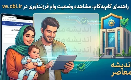 ve cbi ir وام فرزندآوری مشاهده وضعیت ۱۴۰۵ | راهنمای کامل پیگیری وام فرزندآوری با کد رهگیری