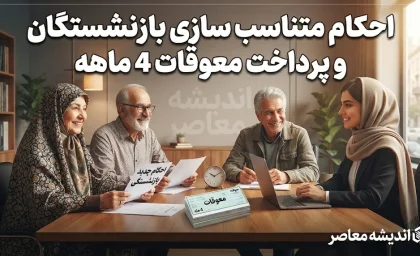 صدور احکام متناسب سازی بازنشستگان و پرداخت معوقات ۴ ماهه؛ آخرین اخبار و جزئیات کامل+ جدول خلاصه وضعیت احکام متناسب سازی و معوقات بازنشستگان