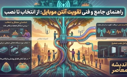 راهنمای کامل افزایش آنتن دهی موبایل در ۱۴۰۵؛ از ریپیترهای خانگی تا تنظیمات گوشی و قیمت دستگاه‌ها