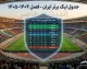جدول لیگ برتر ایران امروز ۱۴۰۵ | جدول رده بندی لیگ برتر ۱۴۰۵-۱۴۰۶ قبل از شروع فصل + جایگاه استقلال و پرسپولیس