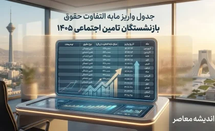 جدول واریز مابه‌التفاوت حقوق بازنشستگان تامین اجتماعی ۱۴۰۵؛ هنوز زمان قطعی اعلام نشده، وعده پرداخت از ۱۰ شهریور
