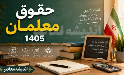 جزئیات کامل حقوق معلمان در سال ۱۴۰۵؛ از حداقل ۱۸.۷ میلیون تا سقف ۱۳۰ میلیون تومان + جدول رتبه‌بندی و آخرین خبرها