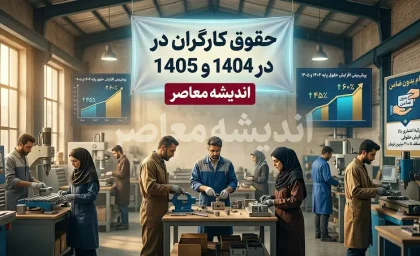 بخشنامه حقوق کارگران ۱۴۰۵ ابلاغ شد؛ افزایش ۶۰ درصدی حداقل دستمزد و جدول کامل دریافتی ماهانه