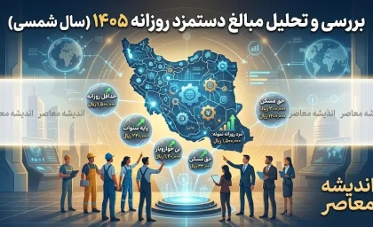 دستمزد روزانه کارگران در سال ۱۴۰۵ اعلام شد؛ افزایش ۶۰ درصدی به ۵۵۴ هزار و ۱۸۵ تومان + جدول کامل مزایا
