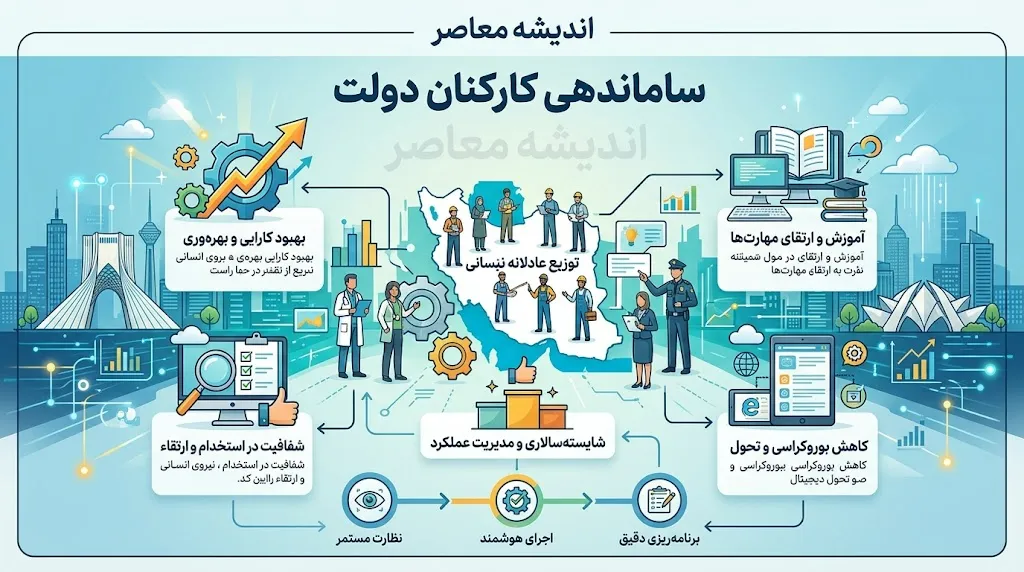 خبر اول صبح از آخرین گام های ساماندهی کارکنان دولت در ۲۶ مرداد ۱۴۰۵؛ پرداخت مستقیم حقوق نیروهای شرکتی وارد مرحله اجرا شد؟